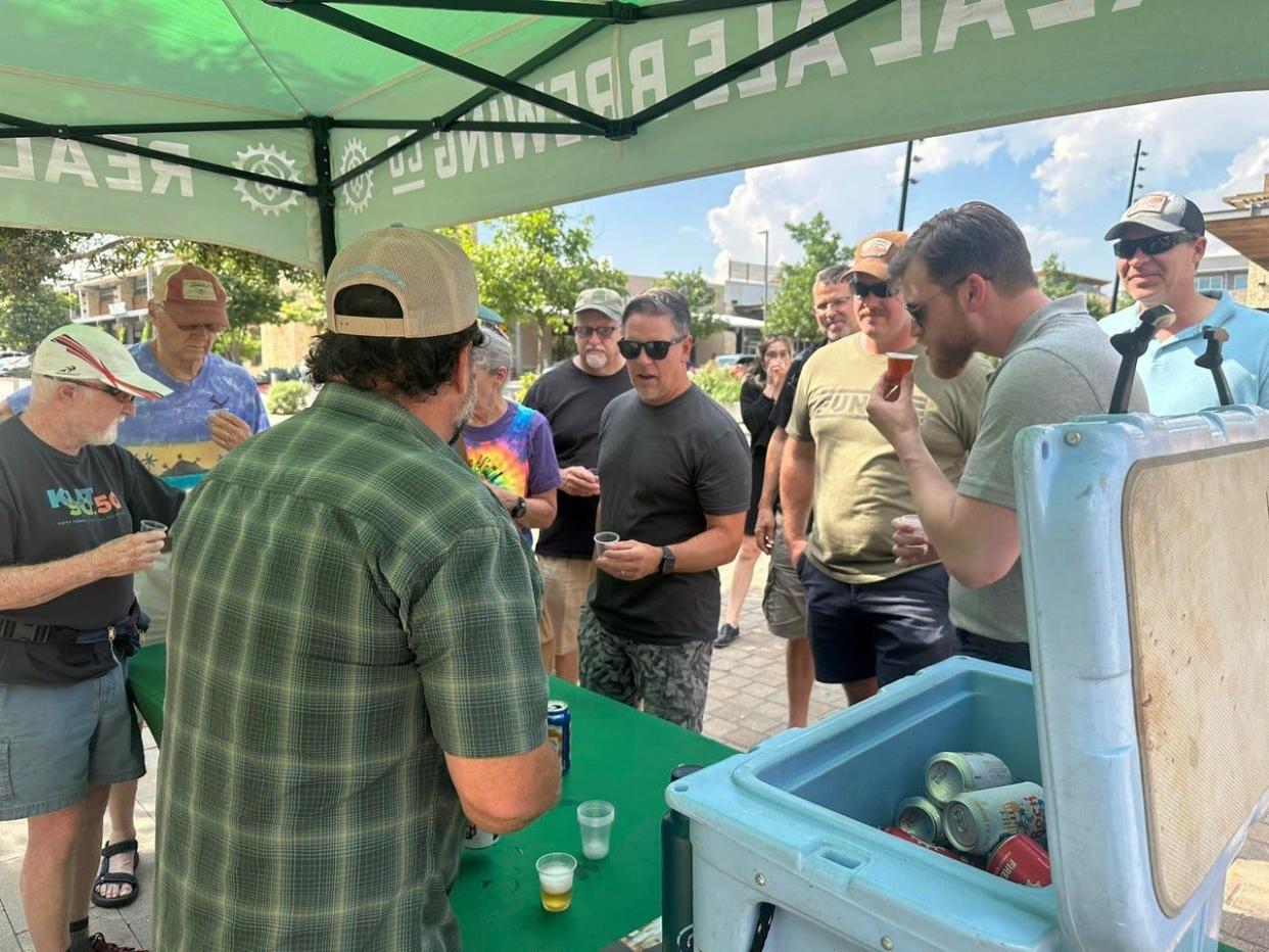 The city of Bee Cave hosted a free beer tasting to get input on the taste profile of an official Bee Cave beer, created specifically by Real Ale Brewing.