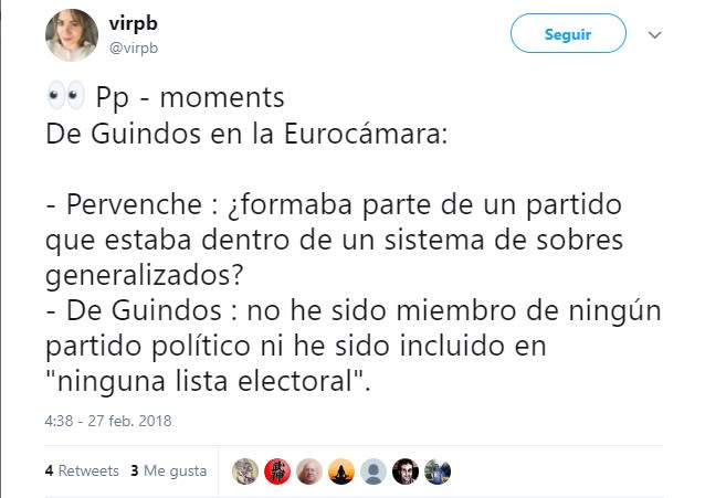 <p>Eso sí, De Guindos no dudó en elogiar al Gobierno del que ha formado parte hasta ahora.<br>Foto: Twitter. </p>