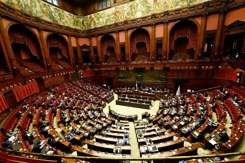 FOTO DE ARCHIVO: Parlamento italiano en Roma