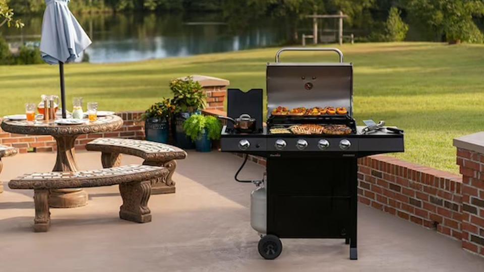 Turn any outdoor party into a cookout with this Char-Broil propane grill on sale at Lowe's.