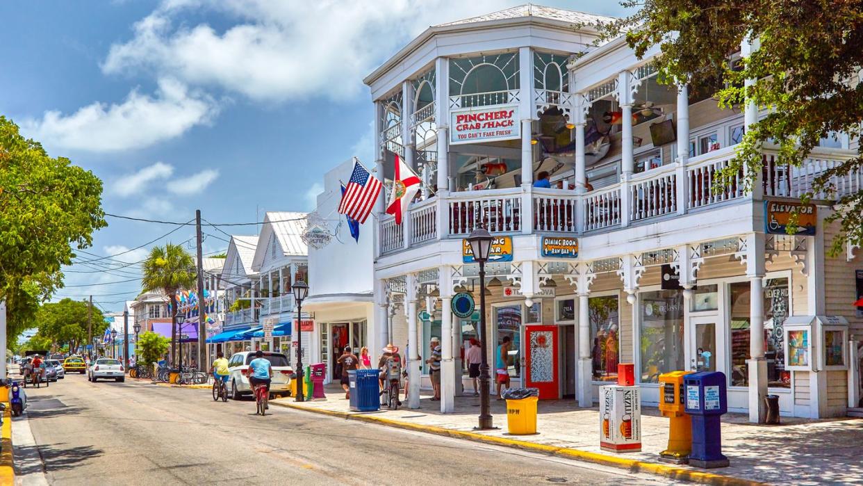 shops on duval street, key west