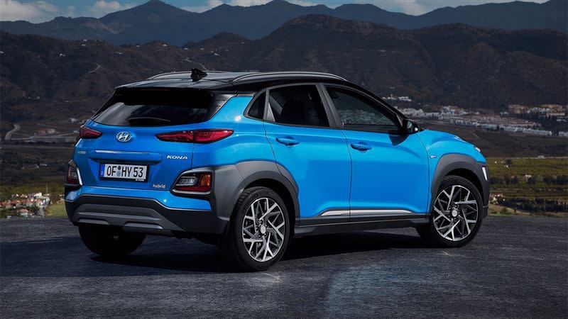 HYUNDAI KONA Hybrid具備搶眼獨特的外型。（圖／HYUNDAI提供）