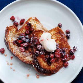 Cranberry French Toast with Mascarpone