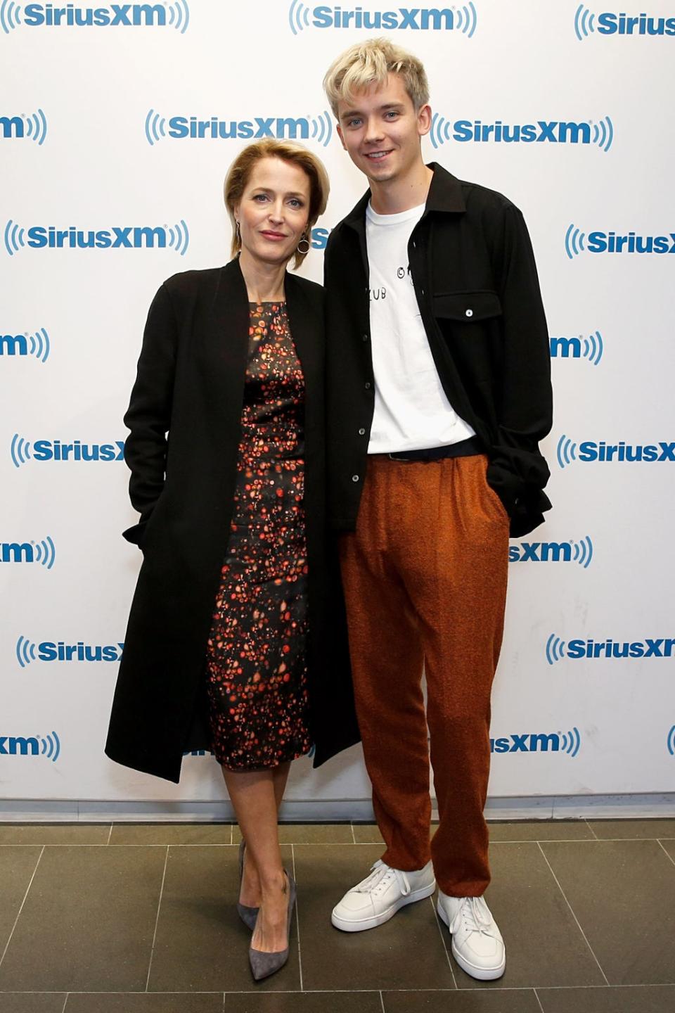 Asa with Gillian Anderson (Getty Images)