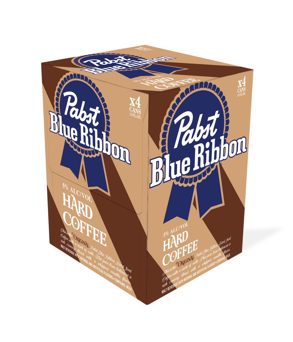 Four-pack of Pabst Blue Ribbon Hard Coffee