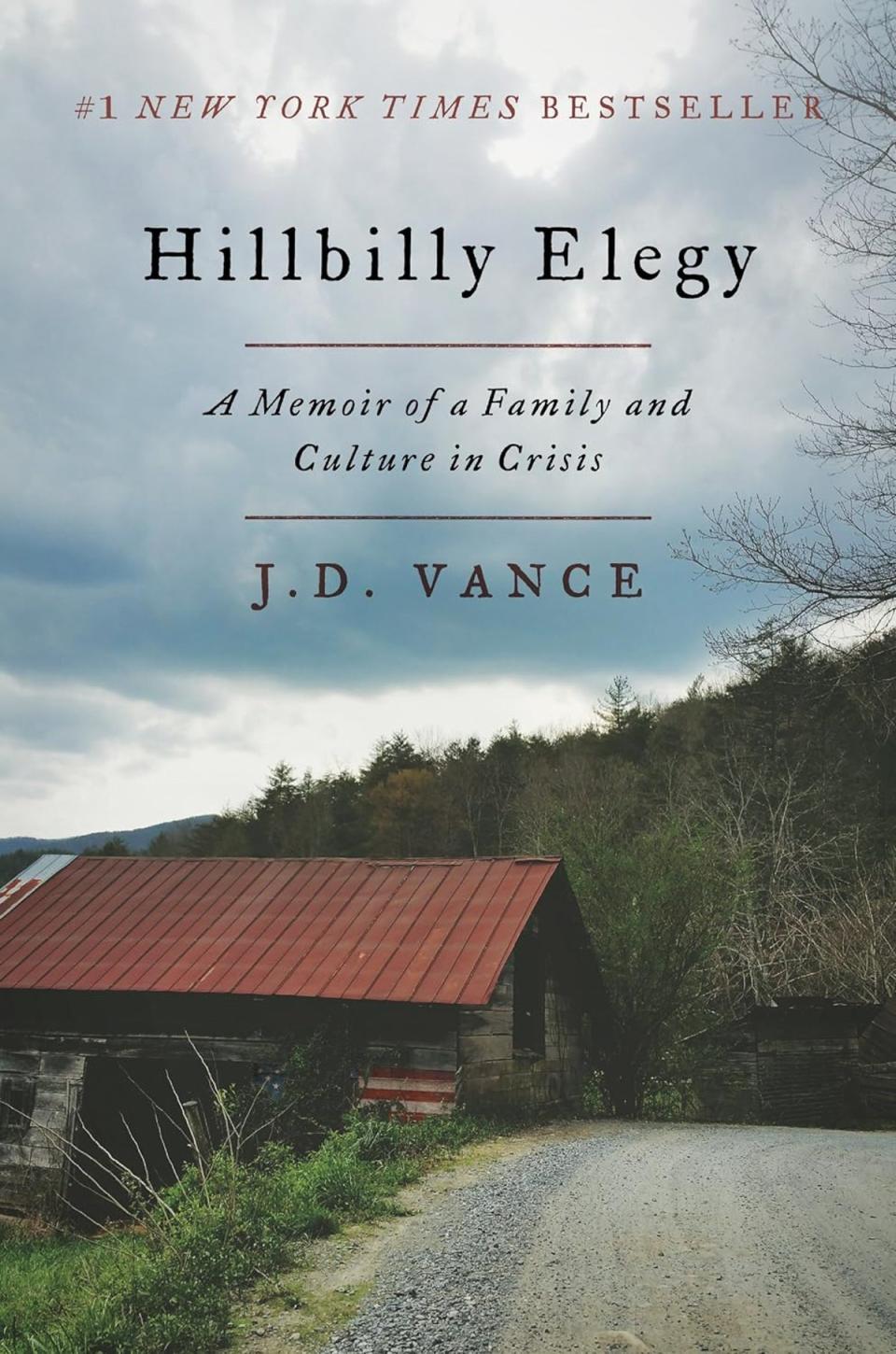 The cover of JD Vance’s 2016 memoir (Harper)