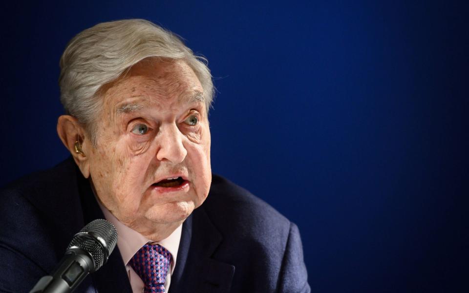  George Soros - FABRICE COFFRINI  /AFP