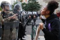 Protests against the death in Minneapolis custody of George Floyd, in Washington