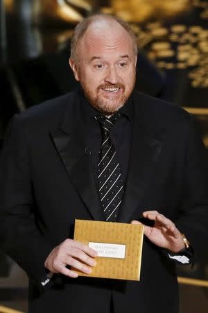 Presenter Louis C.K. introduces the nominees for Best Documentary Short Film at the 88th Academy Awards in Hollywood, California February 28, 2016. REUTERS/Mario Anzuoni/Files