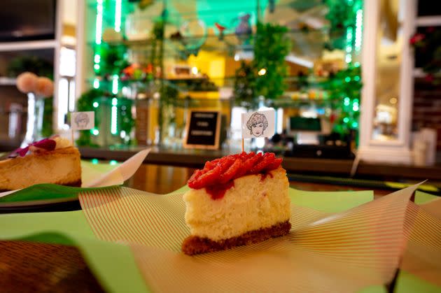 The menu includes a colorful assortment of desserts, including Blanche’s Georgia Style Cookie, and of course, cheesecake. (Photo: Courtesy of Bucket Listers)