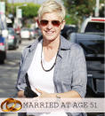 <div class="caption-credit"> Photo by: PCN</div><div class="caption-title">Ellen DeGeneres</div>Ellen married Portia de Rossi on August 16, 2008. <br> <b>MORE ON BABBLE</b> <br> <a rel="nofollow noopener" href="http://www.babble.com/strollerderby/2012/06/11/pretty-girls-dont-poop-and-other-untruths-of-the-male-imagination/?cmp=ELP%7Cbbl%7Clp%7CYahooShine%7CMain%7C%7C041613%7C%7C13CelebritiesOver40WhoGotMarried%7CfamE%7C%7C%7C" target="_blank" data-ylk="slk:Women are desperate to get married...and 16 more myths men believe;elm:context_link;itc:0;sec:content-canvas" class="link ">Women are desperate to get married...and 16 more myths men believe</a><a rel="nofollow noopener" href="http://www.babble.com/babble-voices/about-love-mara-kofoed/2012/07/30/how-women-ruin-their-sex-lives/?cmp=ELP%7Cbbl%7Clp%7CYahooShine%7CMain%7C%7C041613%7C%7C13CelebritiesOver40WhoGotMarried%7CfamE%7C%7C%7C" target="_blank" data-ylk="slk:15 ways women are ruining their sex lives;elm:context_link;itc:0;sec:content-canvas" class="link "><br> 15 ways women are ruining their sex lives</a> <br> <br>