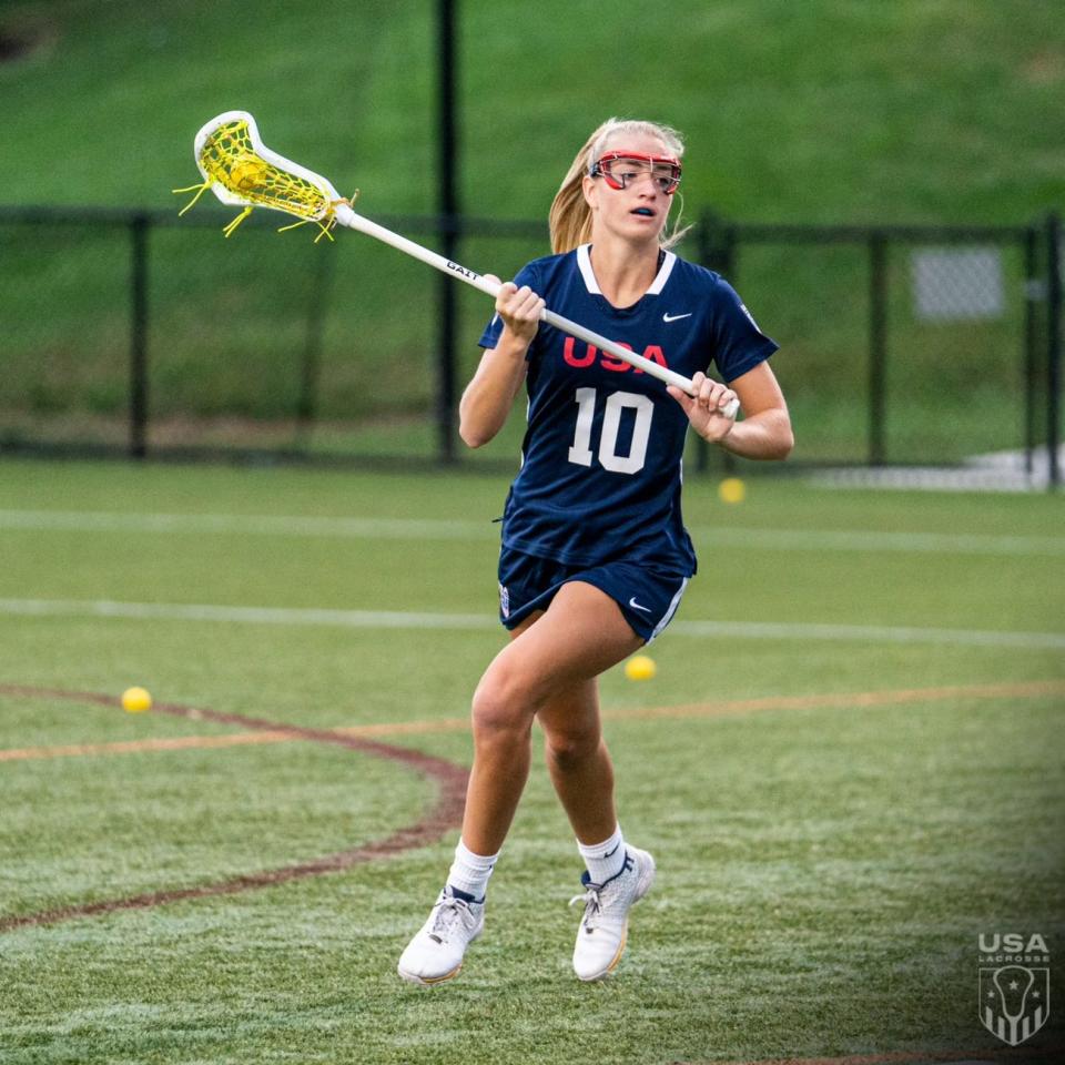 Cohasset's Madison Ahern, of the University of Notre Dame, will play for Team USA in The World Games this week.