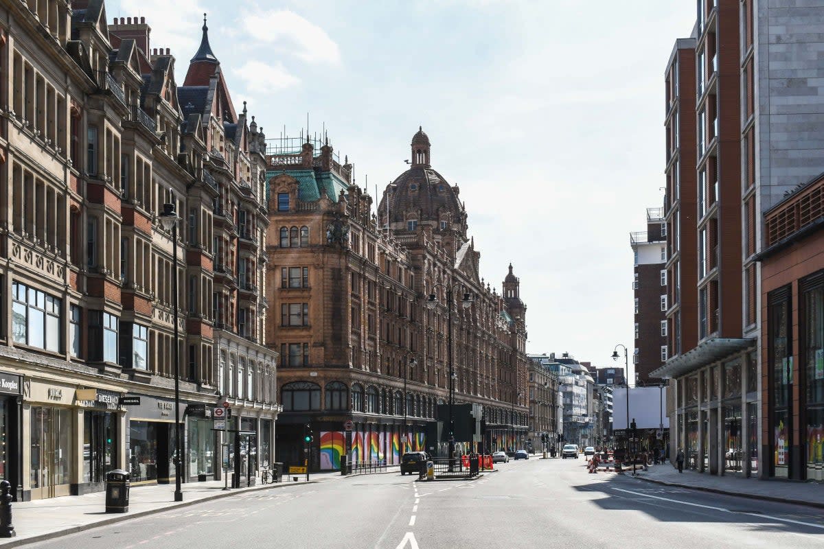 Harrods said staff had helped police with an incident outside their store on Monday afternoon  (Damien Hewetson/PA)