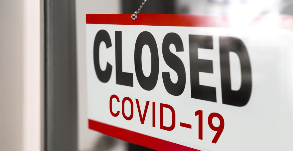 Hundreds of thousands of small businesses were forced to close down permanently during the pandemic. Credit: Getty.