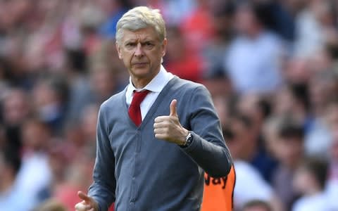 Arsene Wenger at the Emirates - Credit: Getty images