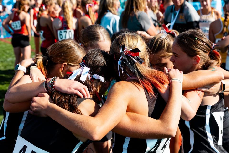 3A runners compete in the state high school cross-country championships at the Regional Athletic Complex in Salt Lake City on Tuesday, Oct. 24, 2023. | Megan Nielsen, Deseret News