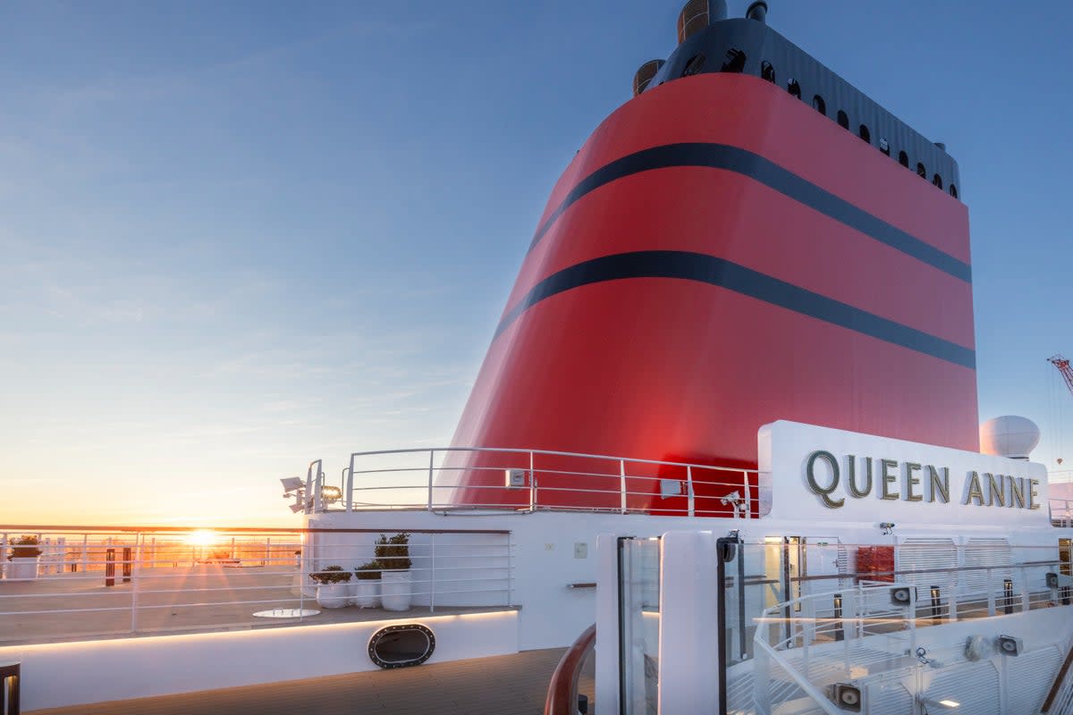 The red and black funnel has long been a fixture of Cunard ships  (Christopher Ison)