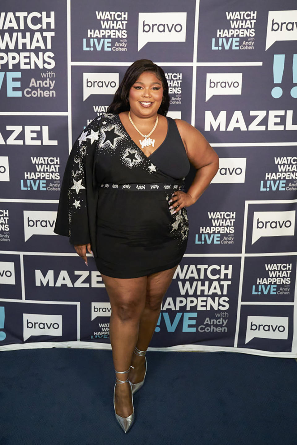 WATCH WHAT HAPPENS LIVE WITH ANDY COHEN — Episode 19118 — Pictured: Lizzo — (Photo by: Michael Greenberg/Bravo) - Credit: Michael Greenberg/Bravo