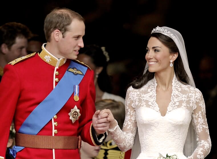 Prince William and his wife Kate, Duchess of Cambridge