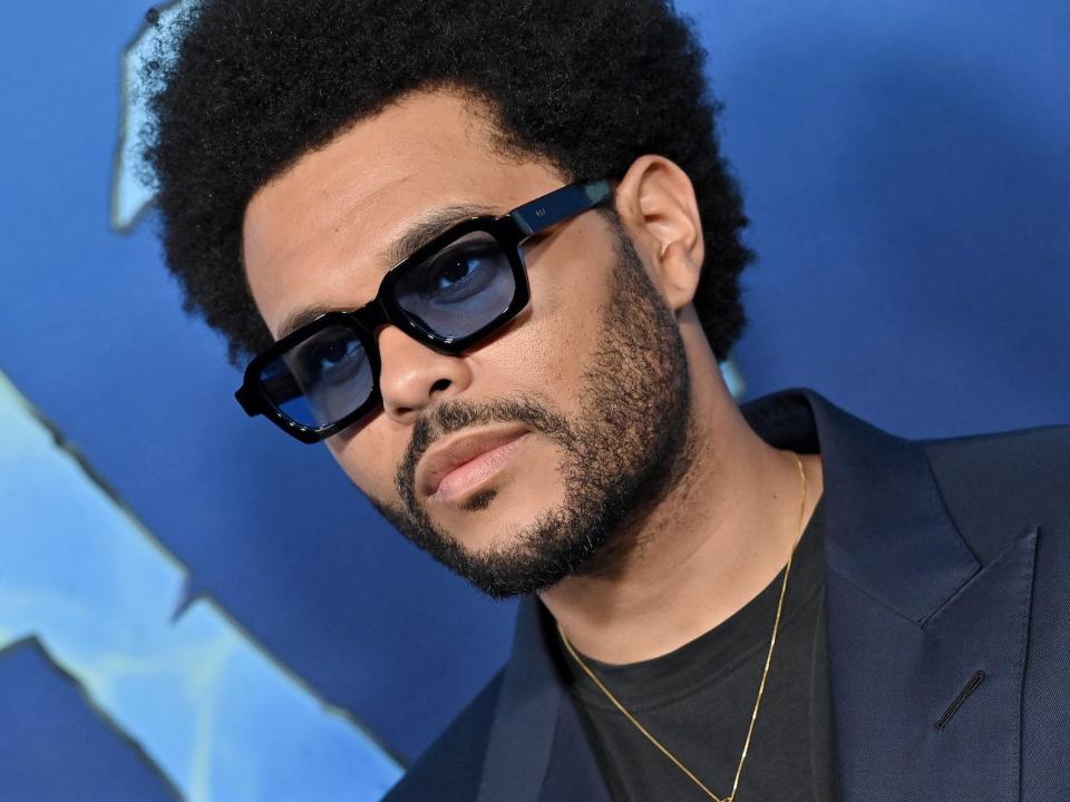 The Weeknd attends 20th Century Studio's "Avatar 2: The Way of Water" U.S. Premiere at Dolby Theatre on December 12, 2022 in Hollywood, California.