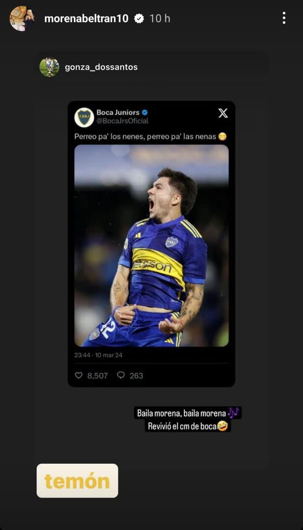 La respuesta de la periodista al guiño de Boca