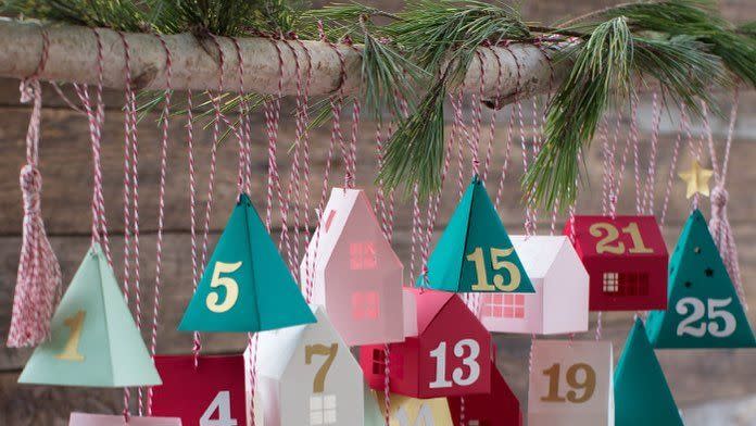 hanging advent calendar diy advent calendars