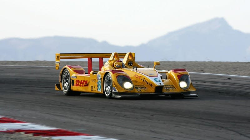 The Porsche RS Spyder, the little yellow-and-red giant-killer