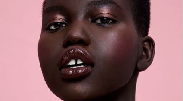 A Facebook user said Sudanese-Australian model Adut Akech 