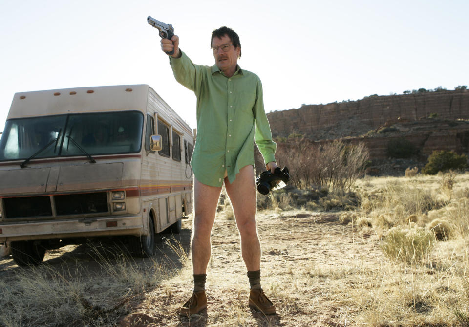 <div><p>"I know I'm a million years late, but I accidentally clicked on <i>Breaking Bad</i> on Netflix recently and now I'm OBSESSED. Within just a few minutes I was hooked. What a brilliant set up to Walter White's character. Bryan Cranston's acting is just incredible. What a great first episode."</p><p>—<a href="https://www.buzzfeed.com/ravenouslittlehoneybadger" rel="nofollow noopener" target="_blank" data-ylk="slk:ravenouslittlehoneybadger;elm:context_link;itc:0;sec:content-canvas" class="link ">ravenouslittlehoneybadger</a></p></div><span> Doug Hyun / AMC / Everett</span>