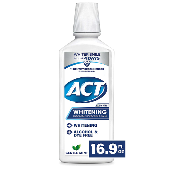 ACT Whitening + Anticavity Fluoride Mouthwash