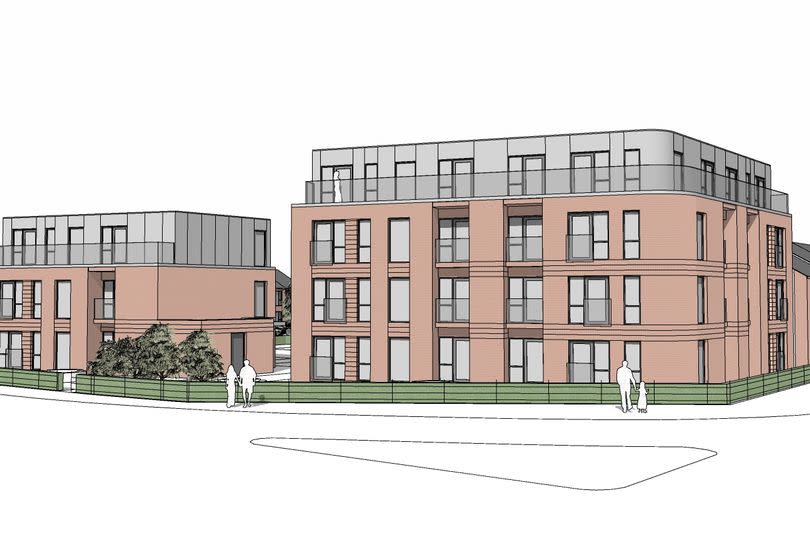 Plans for the new housing development on Lanark Way/Shankill Road