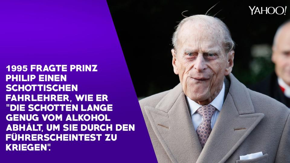 Rückzug aus der Öffentlichkeit: Die denkwürdigsten Sprüche von Prinz Philip