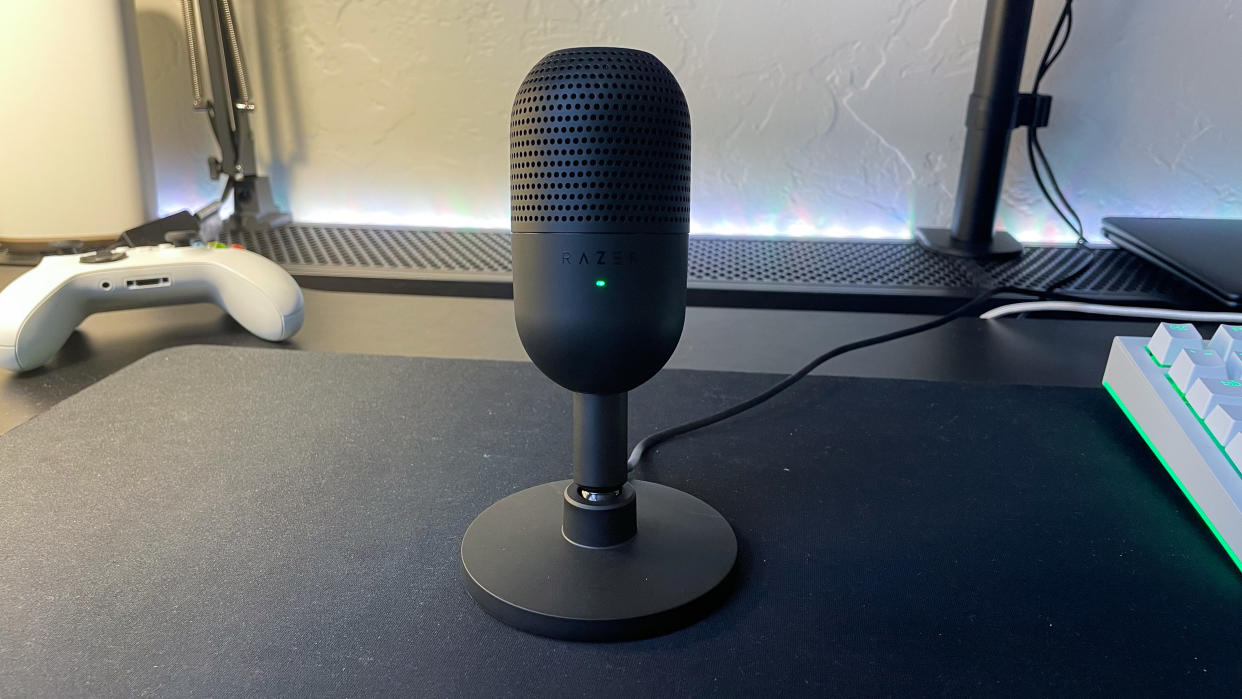  The Razer Seiren V3 Mini USB microphone. 