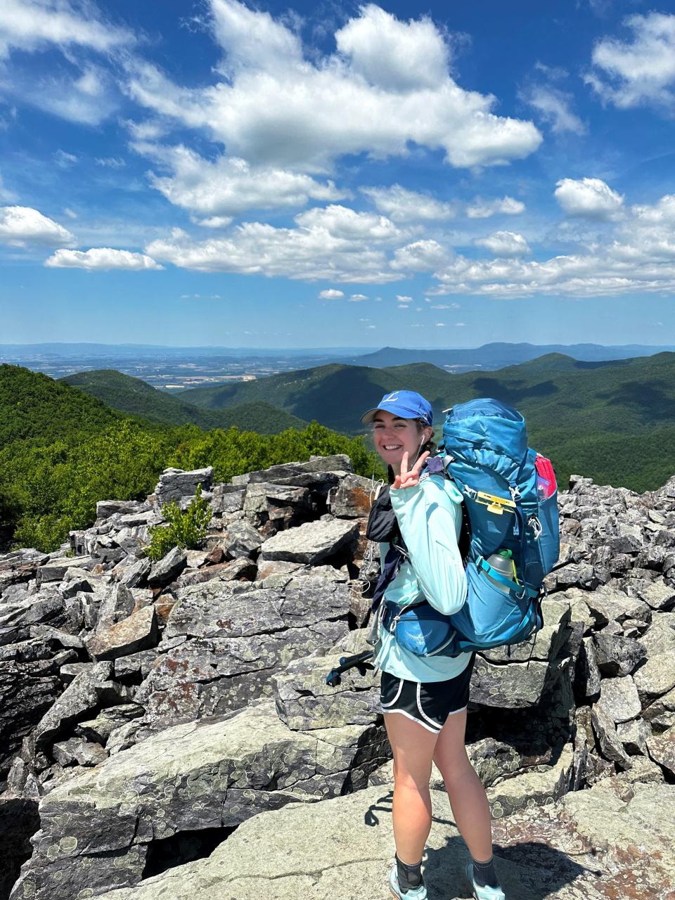 Poughkeepsie native Alexis Holzmann has hiked more than 1,500 miles of the Appalachian Trail since March 2023, and she seeks to become one of only about 20,000 people who has completed the 2,200-mile trek from Georgia to Maine.