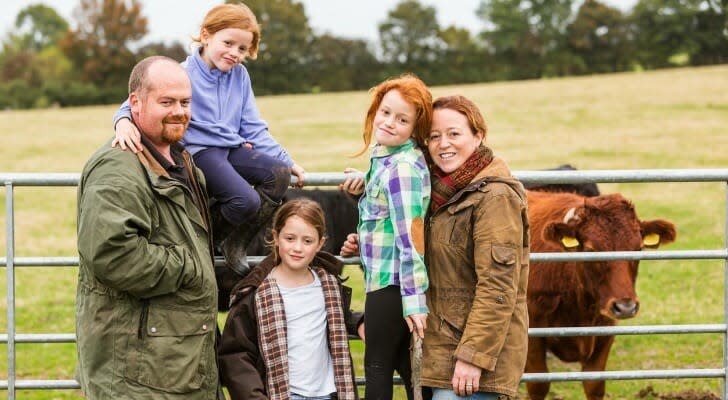 A farming family