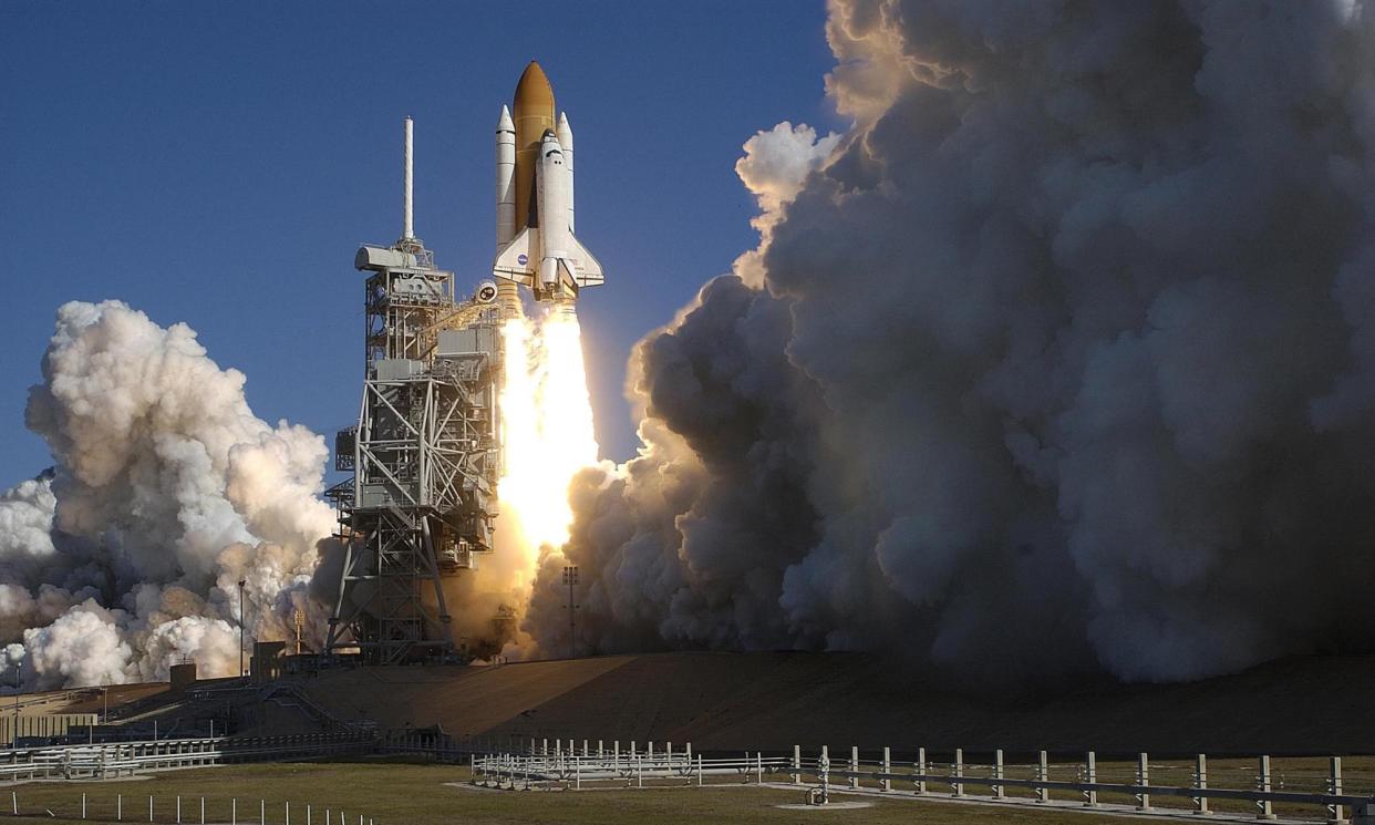 <span>Witnesses at the 28th launch of the space shuttle Columbia in 2003 describe seeing it explode in a three-part documentary The Space Shuttle That Fell to Earth. </span><span>Photograph: BBC/Mindhouse Productions/NASA</span>