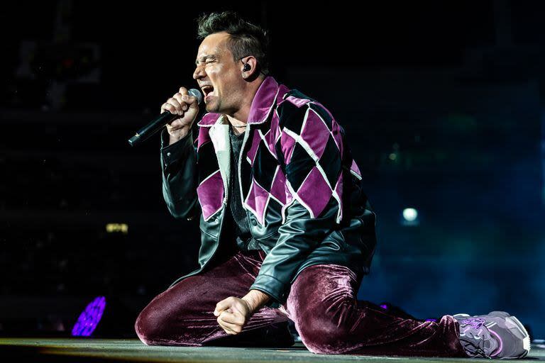 Chano, exultante en el Monumental