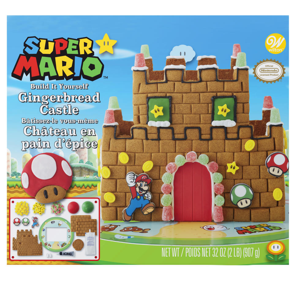 Super Mario Gingerbread Castle Decorating Kit