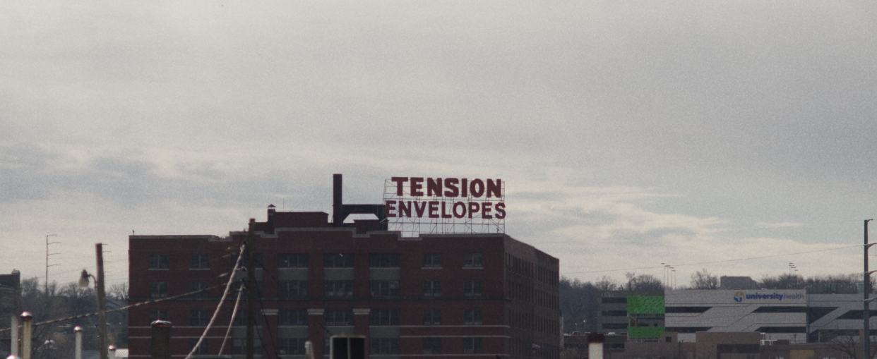 A still from Robert Greene's "Tension Envelopes"