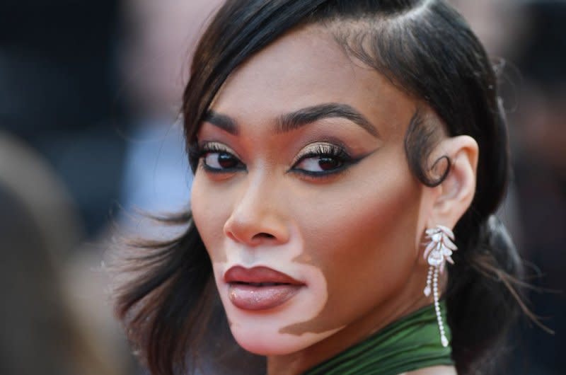 Winnie Harlow attends the Cannes Film Festival premiere of "The Pot-Au-Feu" in May. File Photo by Rune Hellestad/UPI