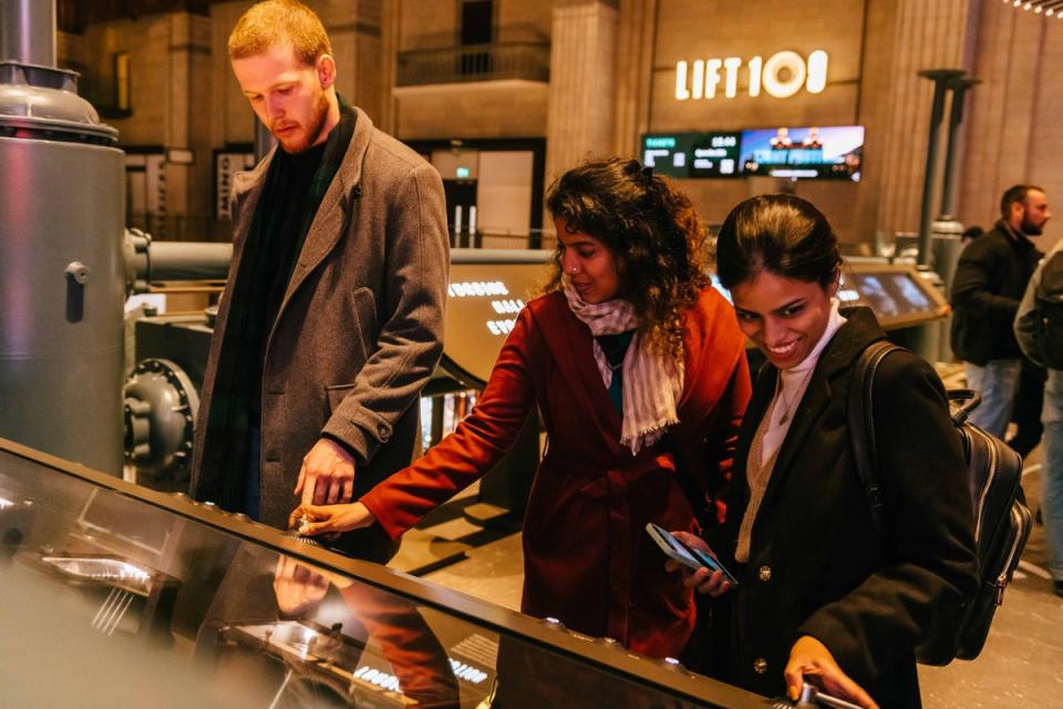 There are interactive displays in the Turbine Hall (Joshua Atkins)