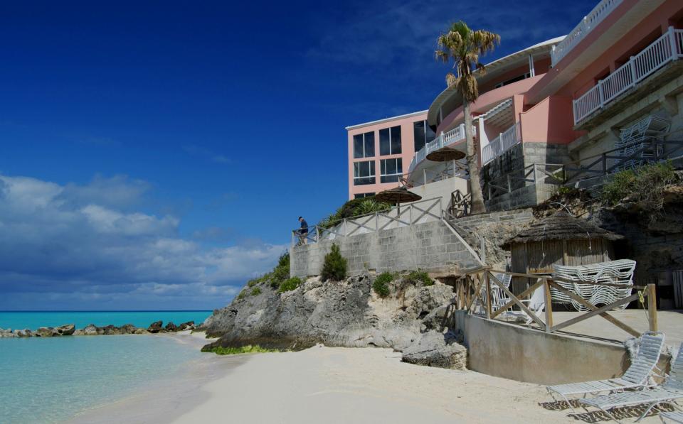 <p>Life’s a beach in tax haven Bermuda, which came fifth with £270,000 wealth per person. (Rex) </p>