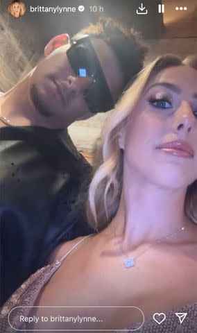 <p>Brittany Mahomes/Instagram</p> Brittany and Patrick enjoyed a date night in Miami in photos posted on May 3