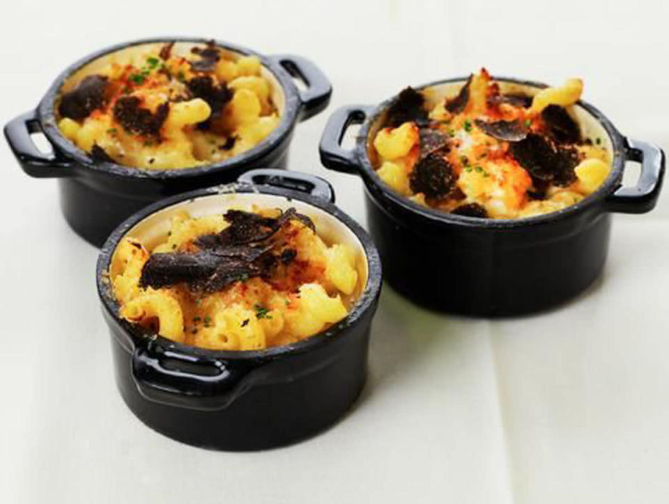 Baked Macaroni and Cheese with Black Truffles