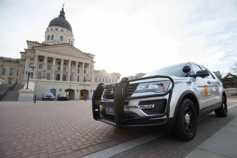Former Kansas Capitol Police officer Aaron Plum has lost his law enforcement certification after allegedly taking someone else's belongings at a bar.