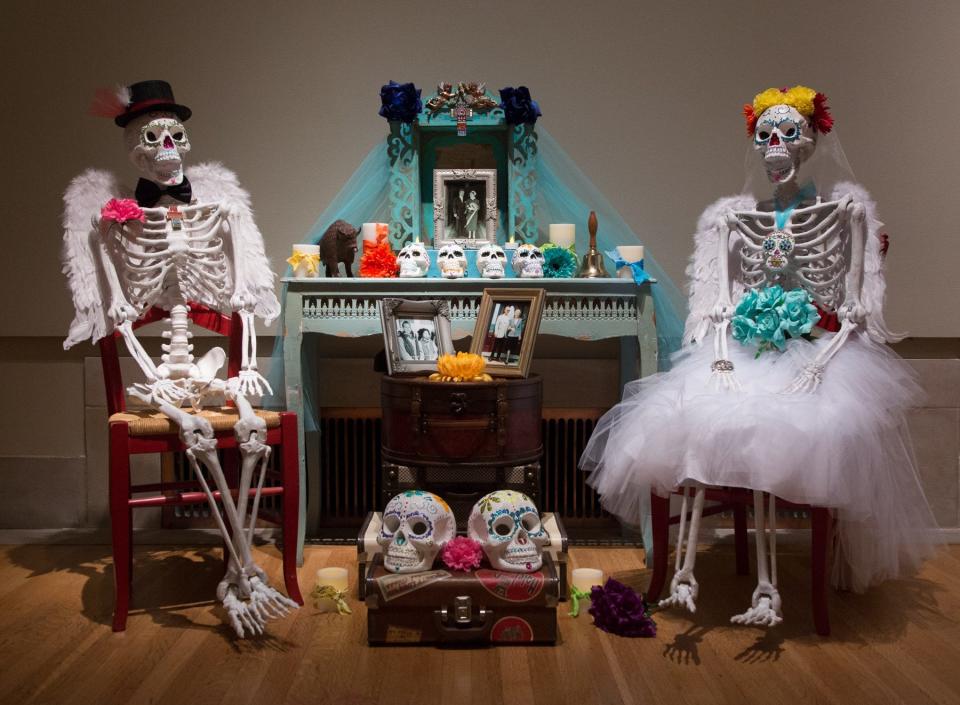 Patricia Pfaendtner created this ofrenda for the DIA in 2015.