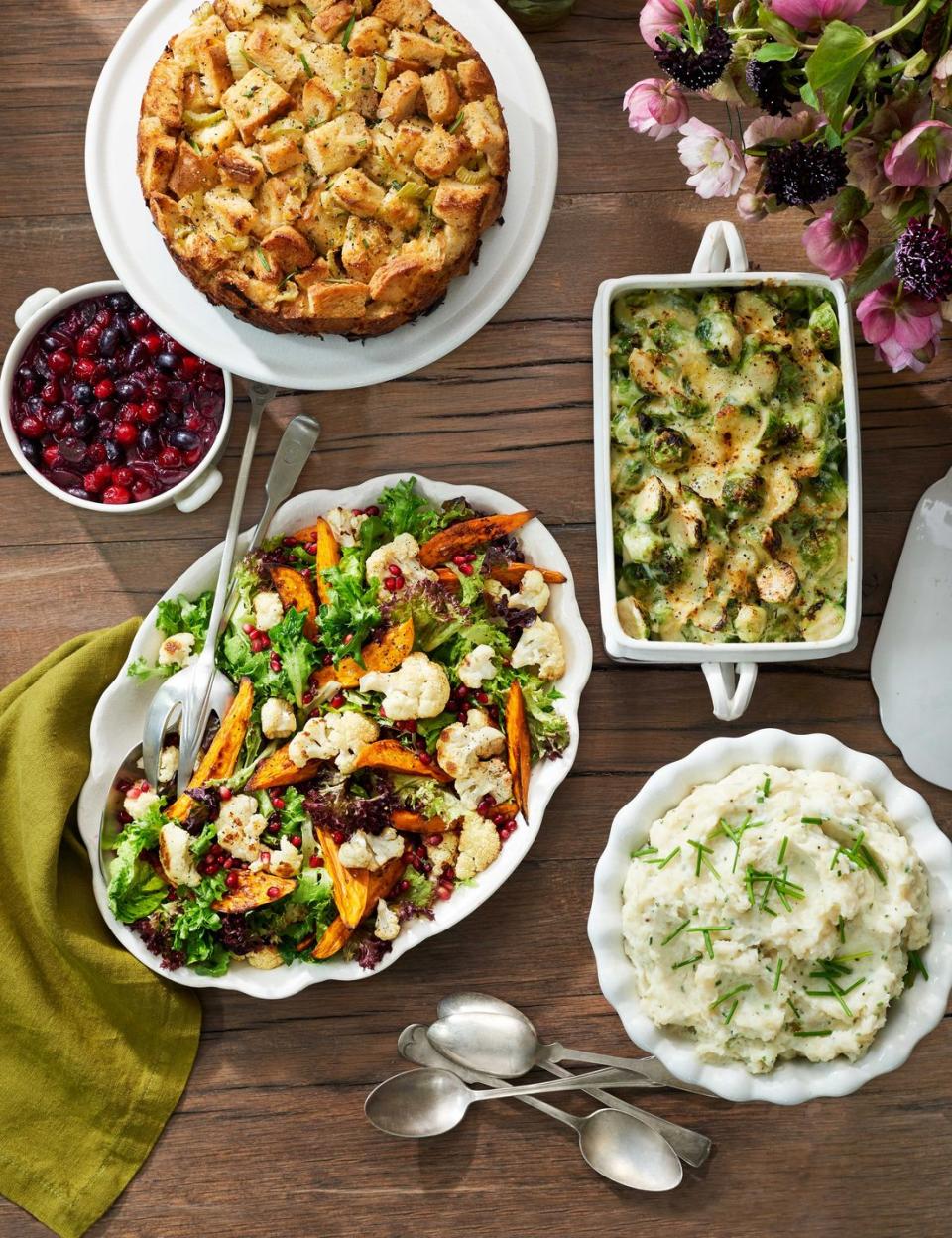 <p>Cheesy, baked Brussels sprouts make a crowd-pleasing holiday side.</p><p><strong><a href="https://www.countryliving.com/food-drinks/recipes/a40027/brussels-sprouts-gratin/" rel="nofollow noopener" target="_blank" data-ylk="slk:Get the recipe;elm:context_link;itc:0;sec:content-canvas" class="link ">Get the recipe</a>.</strong></p>