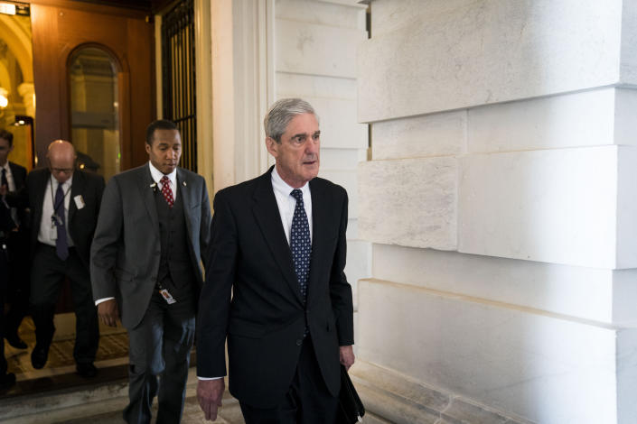 Robert Mueller, the special counsel, at the Capitol in Washington on June 21, 2017. (Doug Mills/The New York Times)