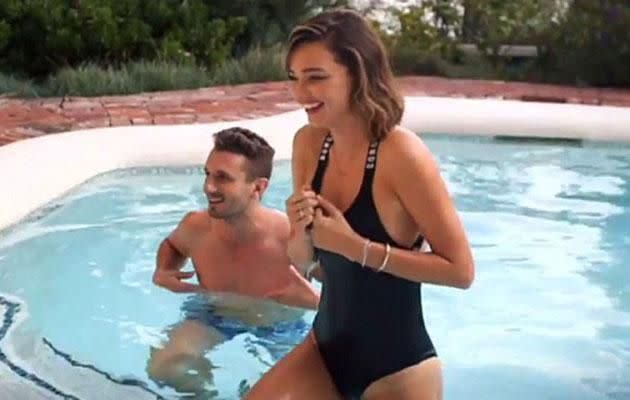 Miranda Kerr Fronts Bonds Swimwear Campaign