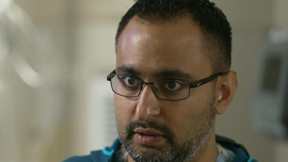 Emergency room physician Dr. Hasan Kakli.  / Credit: CBS News